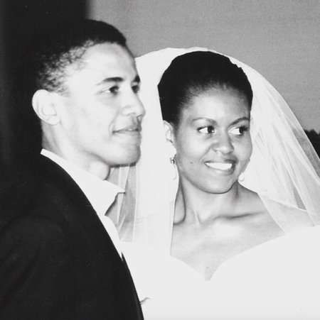Барак Обама та його дружина святкують 25 річницю весілля