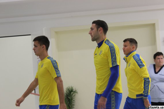 Тренировка сборной Украины на стадионе "Лоро Боричи"