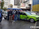 В Киеве произошло ДТП между такси Uber марки Skoda и BMW