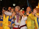 Фанаты сборной Украины провели фан-марш в Шкодере