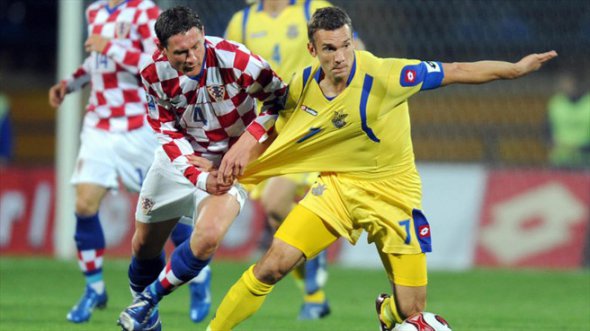 Сборная Украины сыграла вничью с Хорватией в Загребе - 1:1