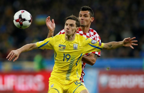 Сборная Украины проиграла Хорватии со счетом 0:2