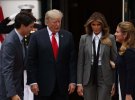 Меланія та Дональд Трамп зустрілись з родиною Трюдо