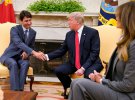 Меланія та Дональд Трамп зустрілись з родиною Трюдо