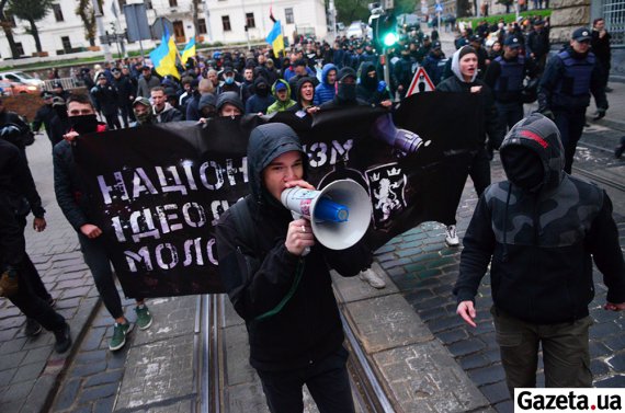 У Львові відбувся Марш з нагоди Дня захисника України та 75-ї річниці створення УПА