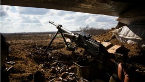 Зона АТО:  украинские бойцы дали отпор боевикам