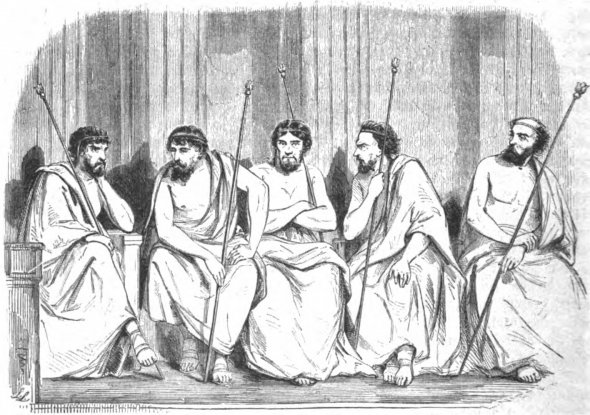 Спартою керувала рада із п'яти старійшин