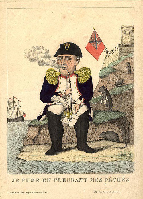 Британська карикатура на Наполеона
