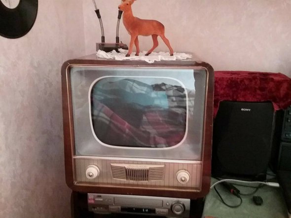 Колекціонер знайшов копію першого телевізора, який з'явився у його сім'ї, і відновив його
