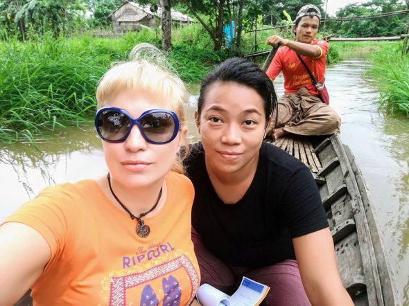 Украинка Мила Бедренец живет в азиатской стране Мьянма