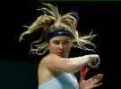 Свитолина проиграла Возняцки в первом матче итогового турнира WTA