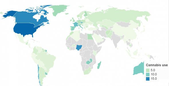 В топі країн-споживачів конопель - раптово - опинилася Нігерія