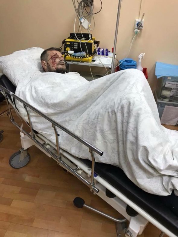 Ігор Мосійчук в клініці "Борис" перед операцією
