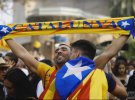 Барселона празднует объявление независимости