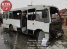Под Киевом столкнулись две маршрутки с пассажирами