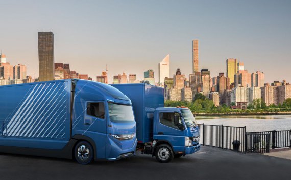 Daimler вже презентував прототип вантажного електричного автомобіля Mitsubishi E-Fuso Vision One