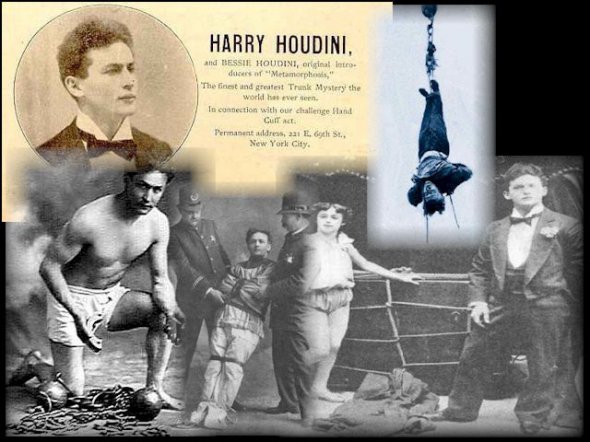 Гарри Гудини называли "величайшим иллюзионистом всех времен и народов" , "повелителем духов", "королем магов" и "человеком, творящим чудеса"