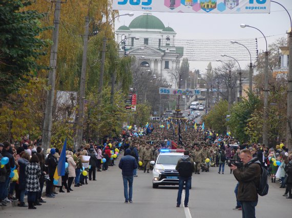 Зустріч в Білій церкві бійців 72 бригади імені Чорних Запорожців