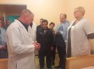 Глава Нацолиции Сегий Князев посетил раненых полицейских в Днепре