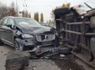 Київська маршрутка зіштовхнулася з авто Volvo. 