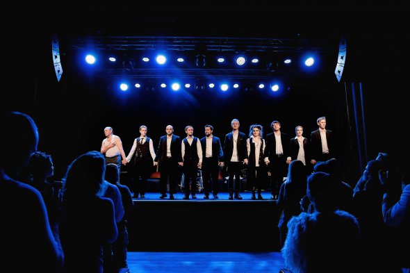 В Києві на Малій сцені концертного комплексу Stereo Plaza відбувся показ музично-драматичної вистави "Суд над Джоном Дем'янюком"