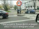 В Киеве столкнулись автомобили Volkswagen и Chevrolet