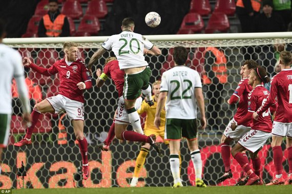 Дания и Ирландия сыграли вничью - 0:0