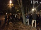 В Киеве посреди сквера произошла драка между местными жителями и титушками