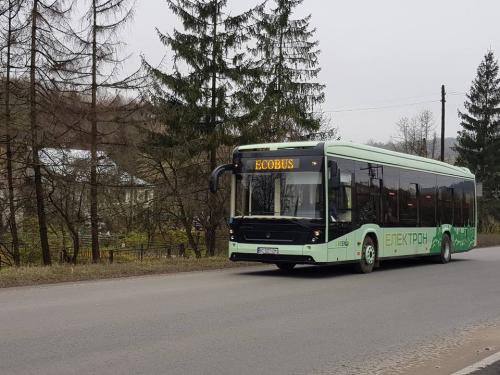 Электробус Электрон Е19101 проехал 300 км без подзарядки со Львова в Каменец-Подольский