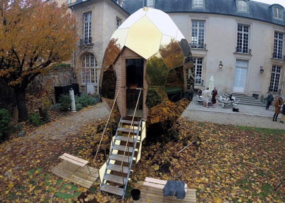 Солнечное яйцо - шведская сауна в Париже, 15 ноября 2017
