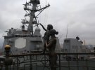 Американский эсминец USS James E. Williams в Одессе