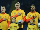 Гравці «Шахтаря» одягли футболки на честь воїнів АТО