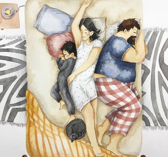 Ілюстрації про родинне тепло Сніжани Суш