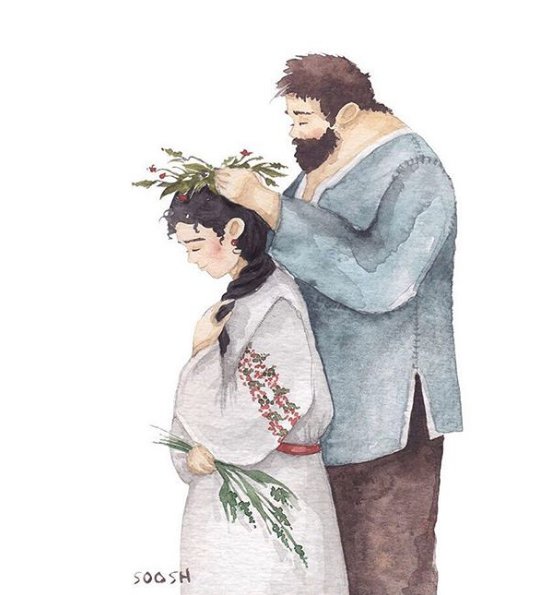 Иллюстрации про семейное тепло от Снежаны Суш