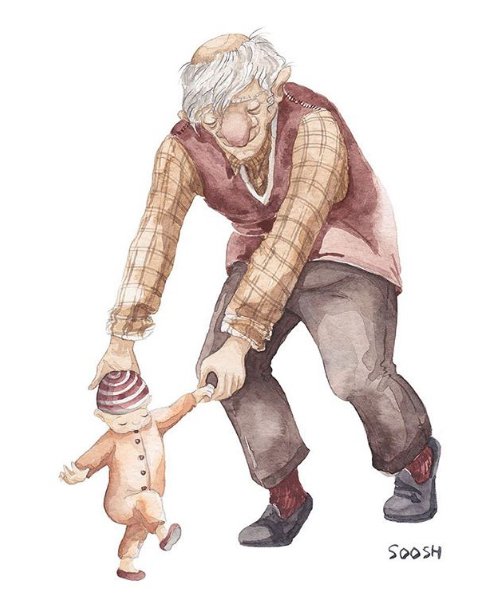 Ілюстрації про родинне тепло Сніжани Суш