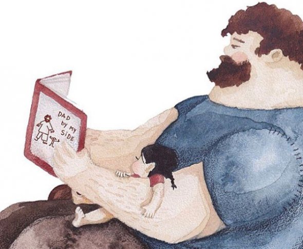 Ілюстрації про родинне тепло Сніжани Суш