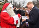 Принц Вільям передав список побажань свого сина Санта-Клаусу
