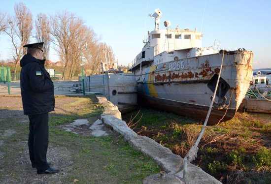 Самый старый военный корабль Украины доживает век в Измаиле на Одещине 