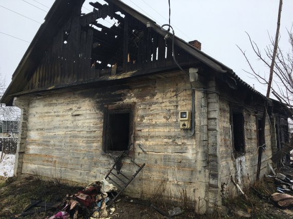 В пламени доме погибли двое детей