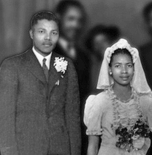 Нелсон Мандела із першою дружиною