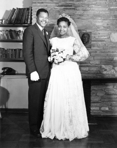 Нельсон Мандела с второй женой Винни Манделой