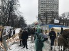 Палаточный городок сторонников Саакашвили под ВР