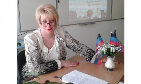 Лідер руху «Донецька республіка» Тетяна Очаповська. 
