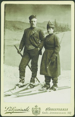 Подружжя полярника Фрітьйофа Нансена і співачки Єви Сарс, 1890 рік