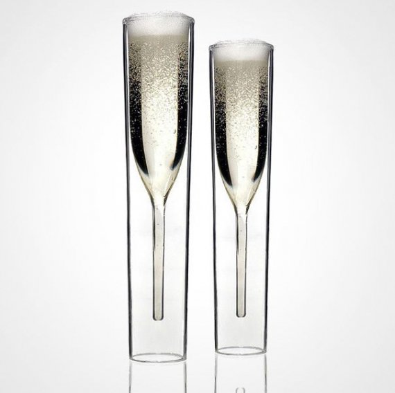 Бокалы для шампанского к Новому году: 15 удивительных вариантов