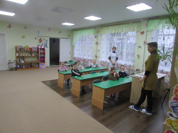 В детском саду в Демидовке теплый пол в игровом зале
