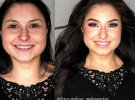До и после: примеры макияжа, которые делают лицо красивым и молодым