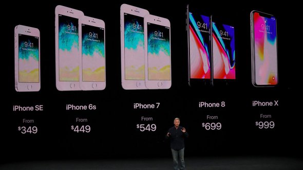  Функция Face ID, распознающая лицо владельца в новом смартфоне iPhone от Apple, подвела создателей прямо во время презентации