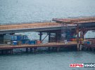 "Смотровая площадка - популярное развлечение" - показали новые фото строительства Керченского моста