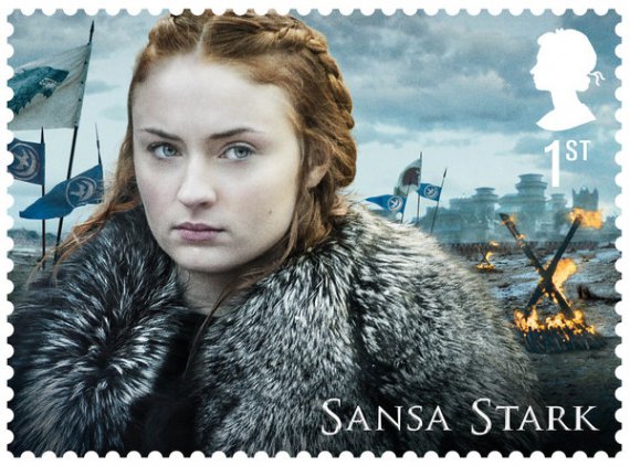 Герои популярного сериала украсят марки британской Королевской почты.